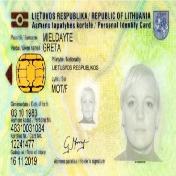 Buy Lithuanian Identity Card