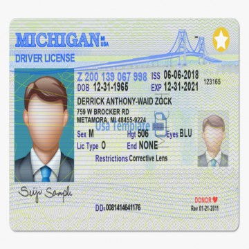 Buy real and fake Michigan driver’s licenses