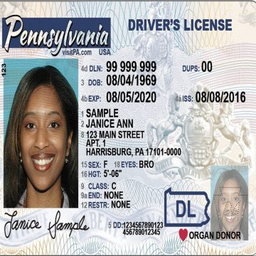 Buy Real & Fake Pennsylvania Drivers  License