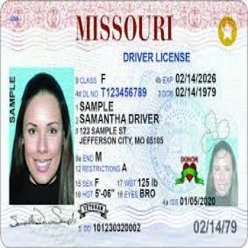 Buy real and fake Missouri driver’s licenses