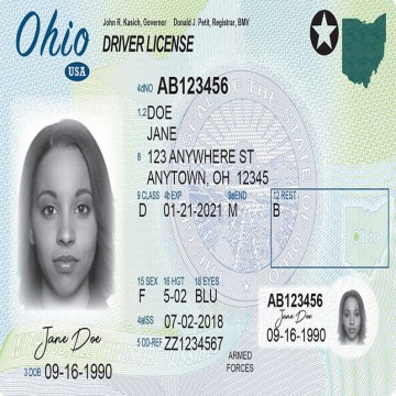 Buy Real and Fake Ohio Driver’s Licenses Online