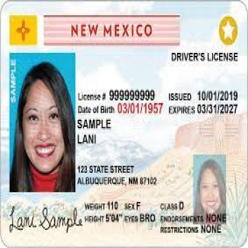Buy real and fake New Mexico driver’s licenses