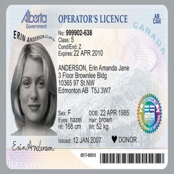 Buy real and fake Alberta driver’s licenses